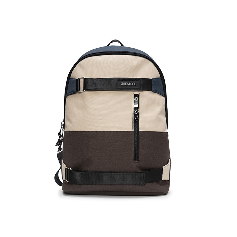 Batoh na notebook 14,1", COL-Skate, hnědý z polyesteru, Bestlife