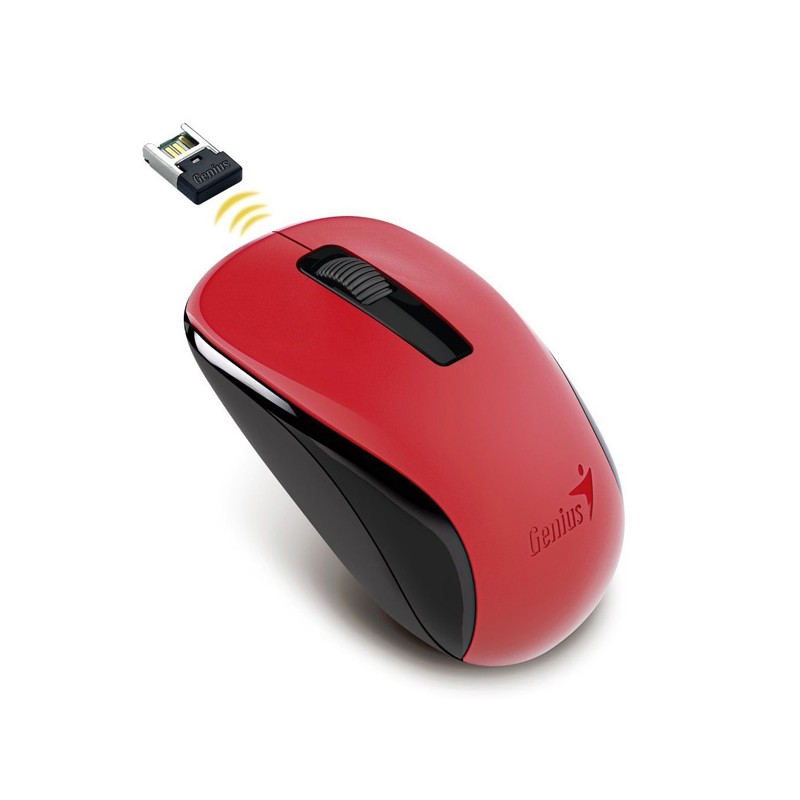 GENIUS myš NX-7005/ 1200 dpi/ bezdrátová/ červená