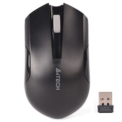 A4tech G3-200NS, V-Track, bezdrátová optická myš, 2.4GHz, 10m dosah, černá