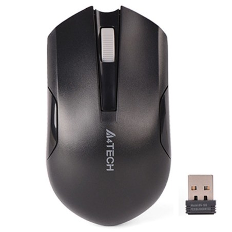 A4tech G3-200NS, V-Track, bezdrátová optická myš, 2.4GHz, 10m dosah, černá