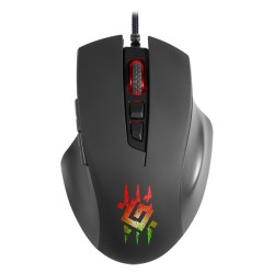 Defender Wolverine GM-700L RGB Myš drátová, černá, 12800DPI