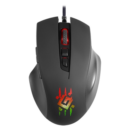 Defender Wolverine GM-700L RGB Myš drátová, černá, 12800DPI