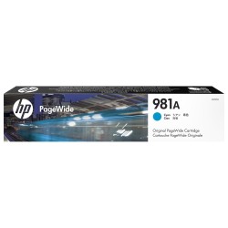 HP 981A - azurová inkoustová kazeta, J3M68A