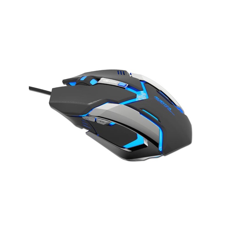 E-blue Auroza Gaming Myš drátová, černá, 4000DPI EMS639BKCZIU