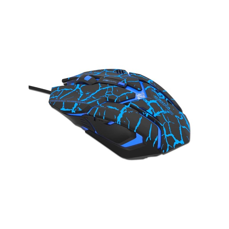 E-blue Auroza Gaming Myš drátová, černá, 4000DPI EMS639BCCZIU