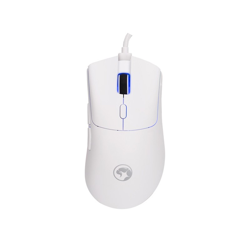 Marvo Niro 40 White Myš drátová, bílá, 12000DPI