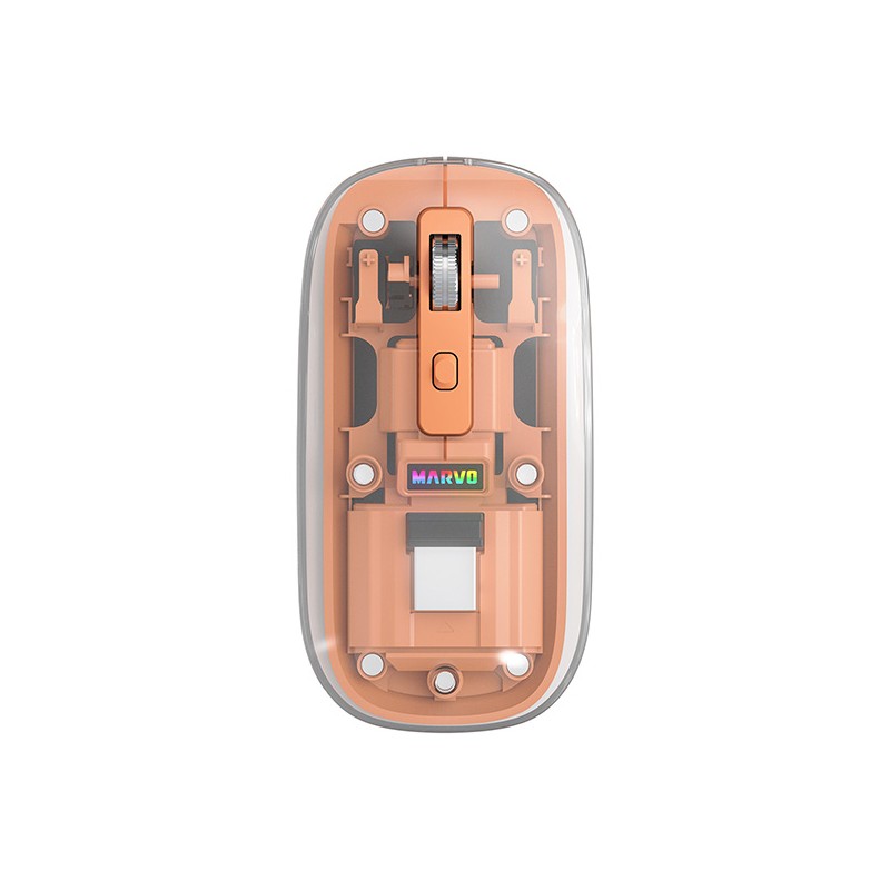 Marvo PRISM B10 Orange Myš bezdrátová, oranžová, 1600DPI