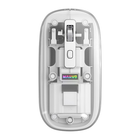 Marvo PRISM B10 White Myš bezdrátová, bílá, 1600DPI