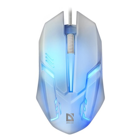 Defender Cyber MB-560L Myš drátová, bílá, 1200DPI