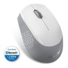 GENIUS myš NX-8000S BT/ duální Bluetooth + 2,4GHz/ 1200 dpi/ bezdrátová/ tichá/ bílošedá
