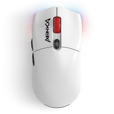 Marvo MONKA GURU Myš bílá, 26000DPI, Tri-Mode