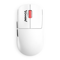 Marvo MONKA PRIME Myš bílá, 26000DPI, Tri-Mode