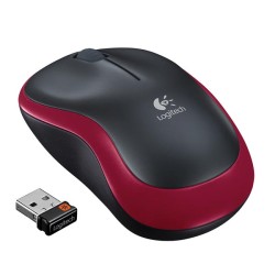 Logitech M185 červená