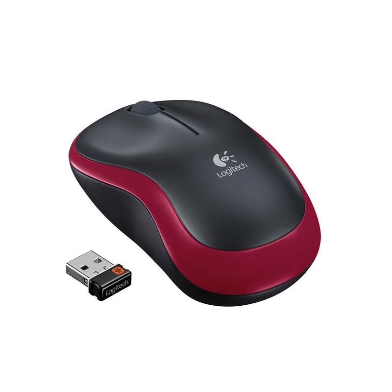 Logitech M185 červená
