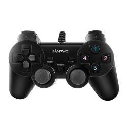 Gamepad Marvo GT-006, 15tl., USB, černý, vibrační, DOPRODEJ