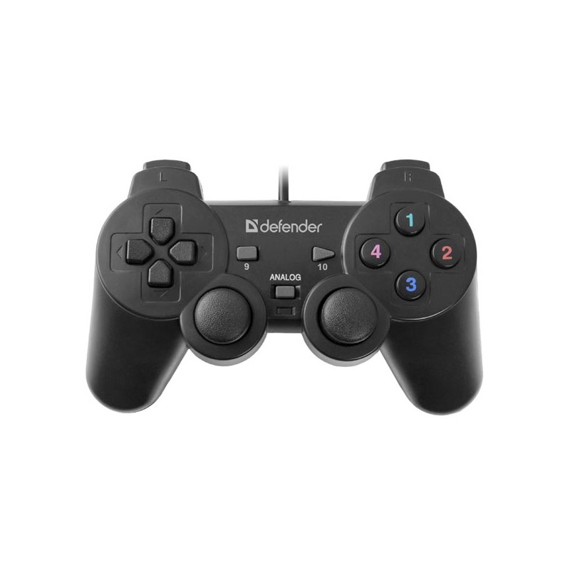 Gamepad Defender Omega, 12tl., USB, černý, vibrační, Windows R XP/VISTA/7/8/10