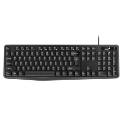 Genius KB-117 klávesnice drátová (USB) US, černá