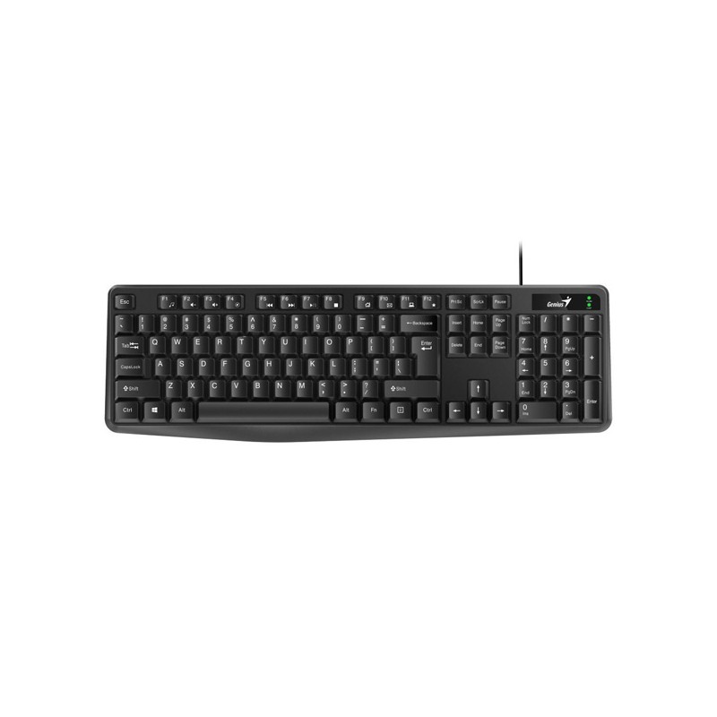 Genius KB-117 klávesnice drátová (USB) US, černá