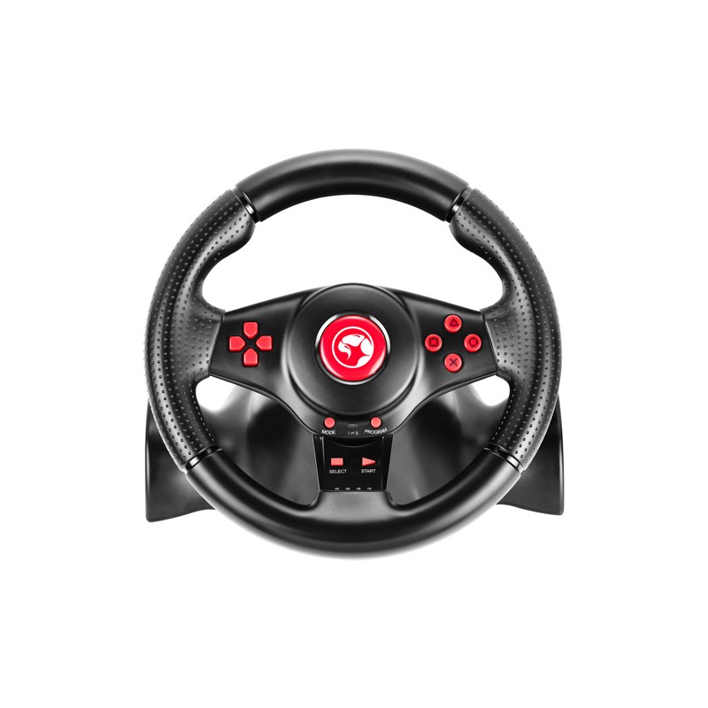 Volant Marvo GT-903, volant s pedály a řadící pákou, 16tl., USB, černý