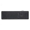 Powerton LIFE SLIM Klávesnice drátová (USB) CZ/SK, černá