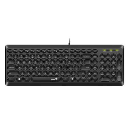 Genius Slimstar Q200 klávesnice drátová (USB) CZ/SK, černá