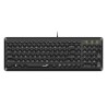 Genius Slimstar Q200 klávesnice drátová (USB) CZ/SK, černá