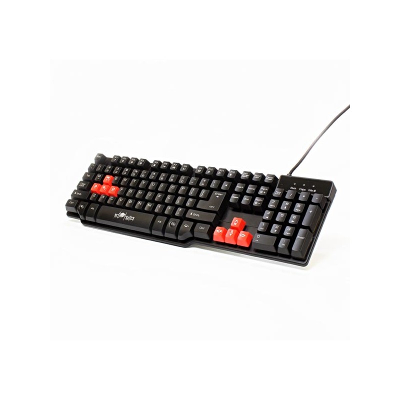 Red Fighter K1 klávesnice drátová (USB) US, černá