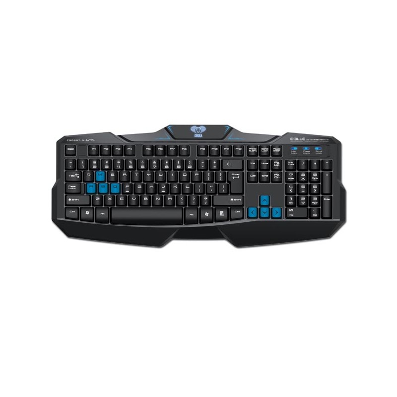 E-blue Cobra EKM746 klávesnice drátová (USB) CZ/SK, černá, DOPRODEJ
