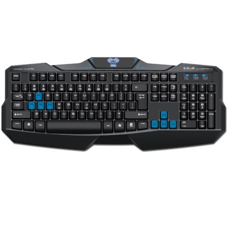 E-blue Cobra EKM746 klávesnice drátová (USB) CZ/SK, černá, DOPRODEJ