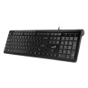 Genius Slimstar 230 klávesnice drátová (USB) US, černá