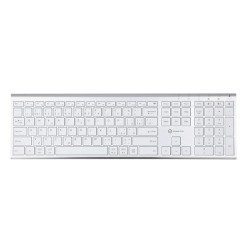 Powerton LIFE ULTRASLIM Klávesnice bezdrátová CZ/SK, stříbrná