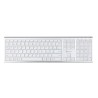 Powerton LIFE ULTRASLIM Klávesnice bezdrátová CZ/SK, stříbrná