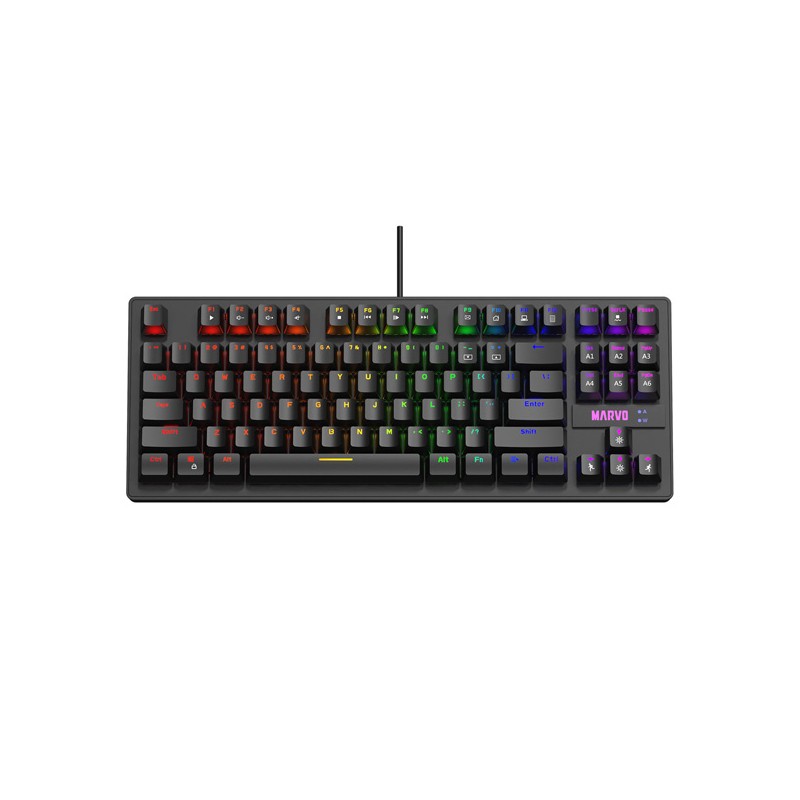 Marvo KG901 klávesnice drátová (USB) CZ/SK, černá mechanická