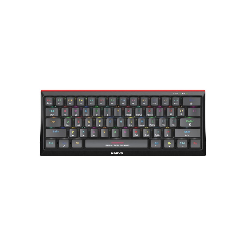 Marvo HECATE 61B klávesnice drátová (USB) US, černá mechanická