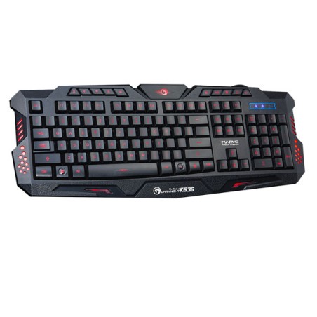 Marvo K636 klávesnice drátová (USB) US, černá