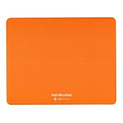 Logo Podložka pod myš Polyprolylen, oranžová, antimikrobiální