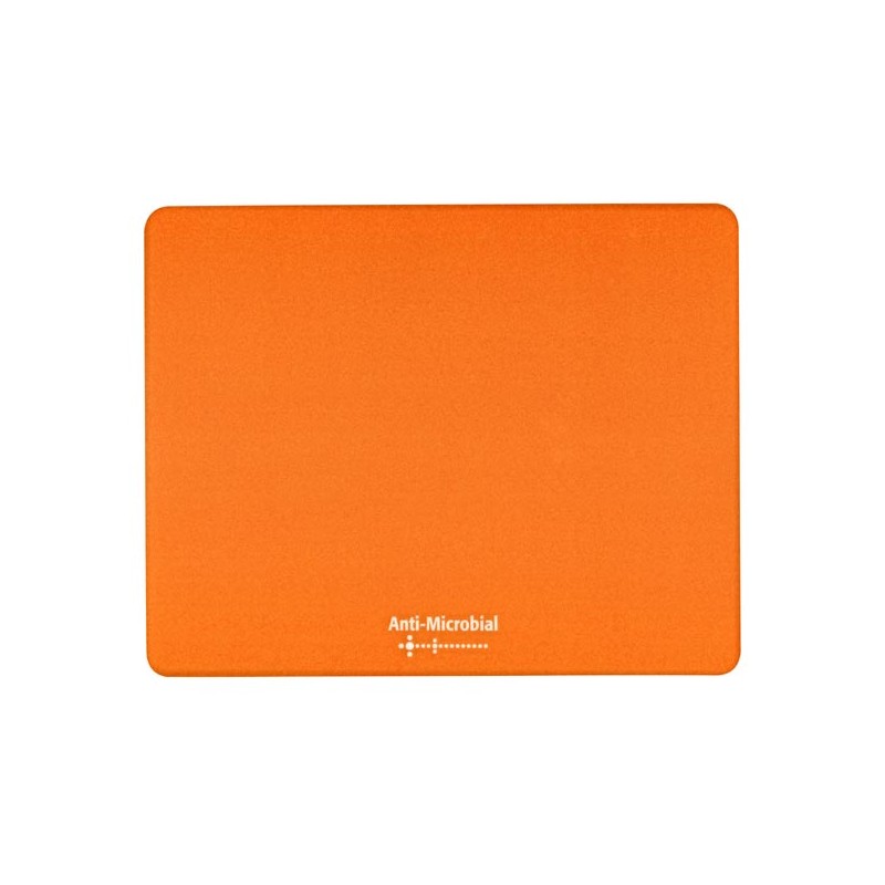 Logo Podložka pod myš Polyprolylen, oranžová, antimikrobiální