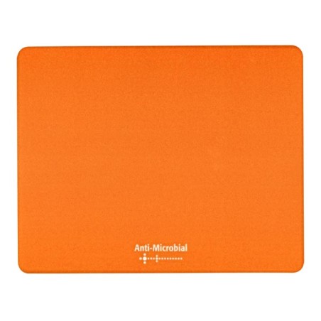 Logo Podložka pod myš Polyprolylen, oranžová, antimikrobiální