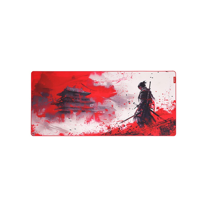 Podložka pod myš, MONKA ZOWA XL, herní, červeno-bílá, 900 x 400 x 3.5 mm, Marvo