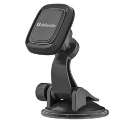 Magnetický držák mobilu CH-119 Defender do auta, na palubní desku, kov/plast, přísavka na sklo, černá, mobil