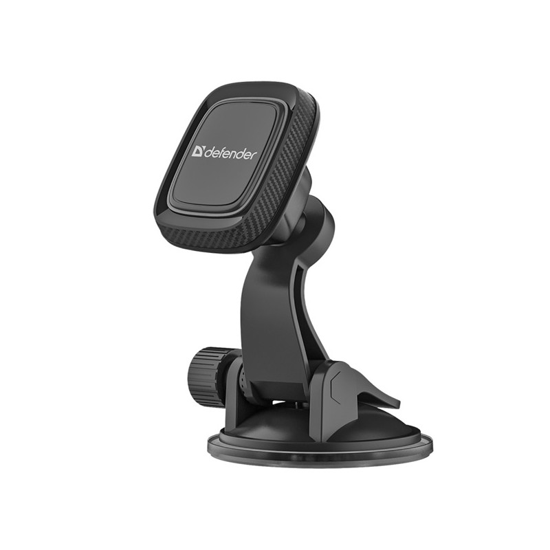 Magnetický držák mobilu CH-119 Defender do auta, na palubní desku, kov/plast, přísavka na sklo, černá, mobil