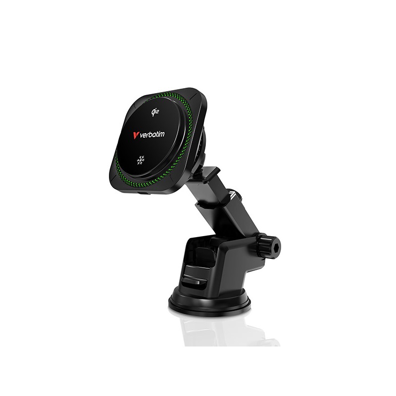 VERBATIM Nabíječka do auta Charge´n´Drive, Magnetická, Bezdrátová, Qi2, RGB