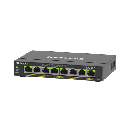 NETGEAR 8PT GE PLUS SWCH W/ POE+