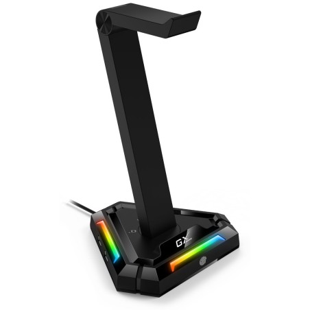 Genius GX-UH100 RGB podsvícený stojan na sluchátka, černý