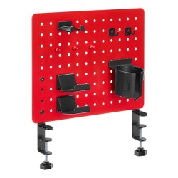 Powerton ERGO PEGBOARD Herní organizér upínací na stůl, červený