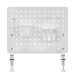 Powerton ERGO PEGBOARD Kancelářský organizér upínací na stůl, šedý