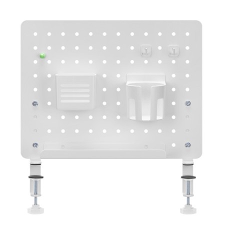 Powerton ERGO PEGBOARD Kancelářský organizér upínací na stůl, šedý