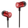 Genius HS-M316 sluchátka s mikrofonem, drátová, červená, 2.0, špuntová, 3.5 mm jack