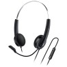 Genius HS-220U AI sluchátka s mikrofonem, drátová, černá, 2.0, uzavřená, USB - C