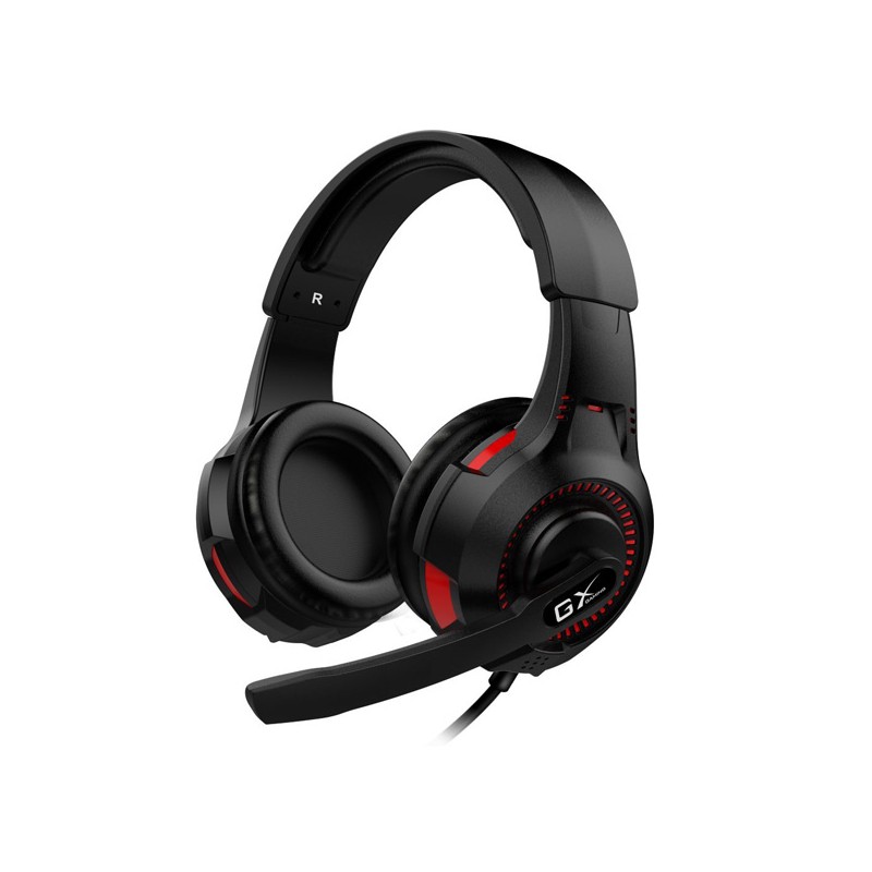 Genius HS-G600V sluchátka s mikrofonem, drátová, černá, 2.0, herní sluchátka, 40 mm měniče typ 2x 3.5 mm jack + USB